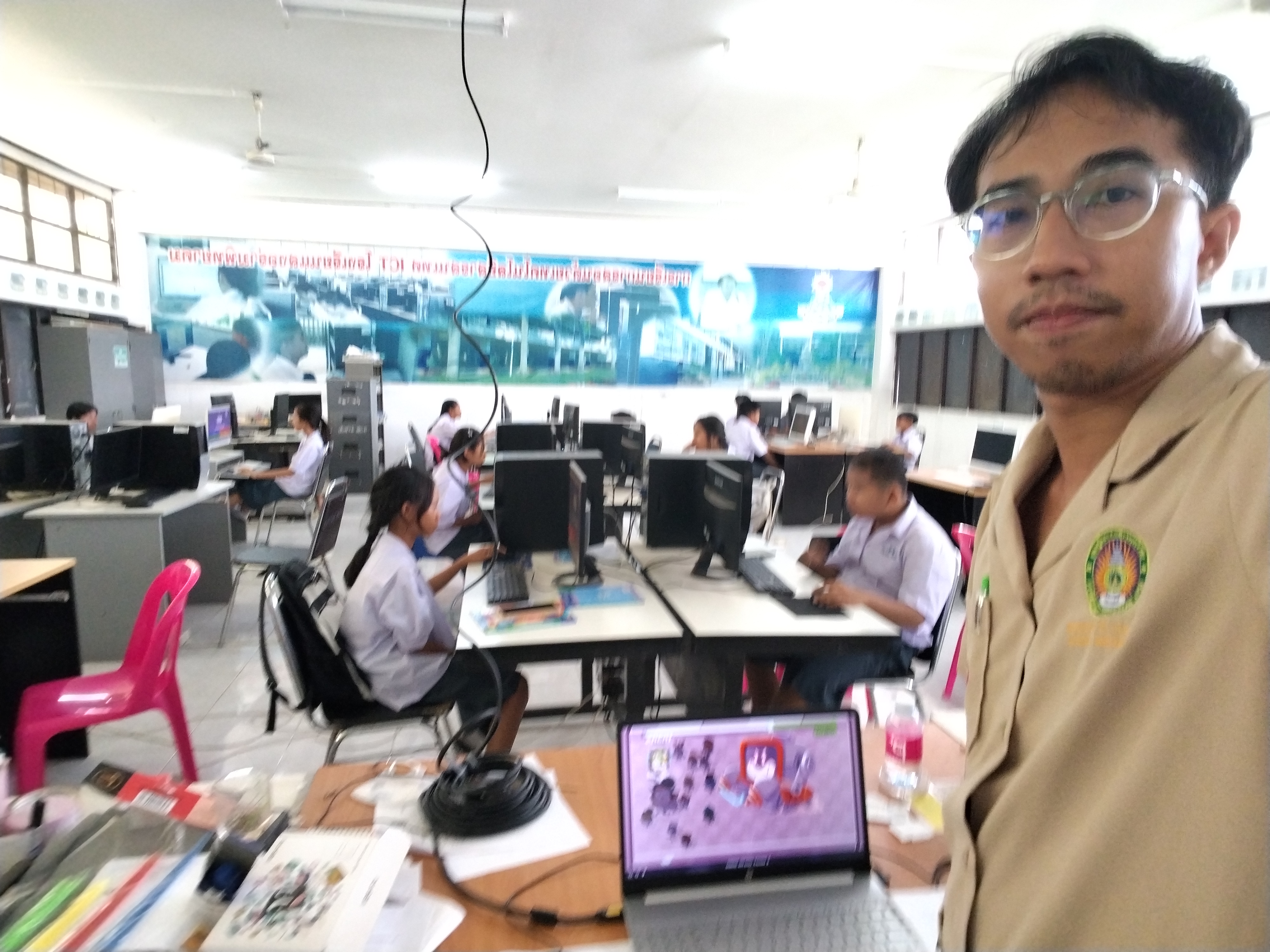 ภาพบรรยากาศการสอน