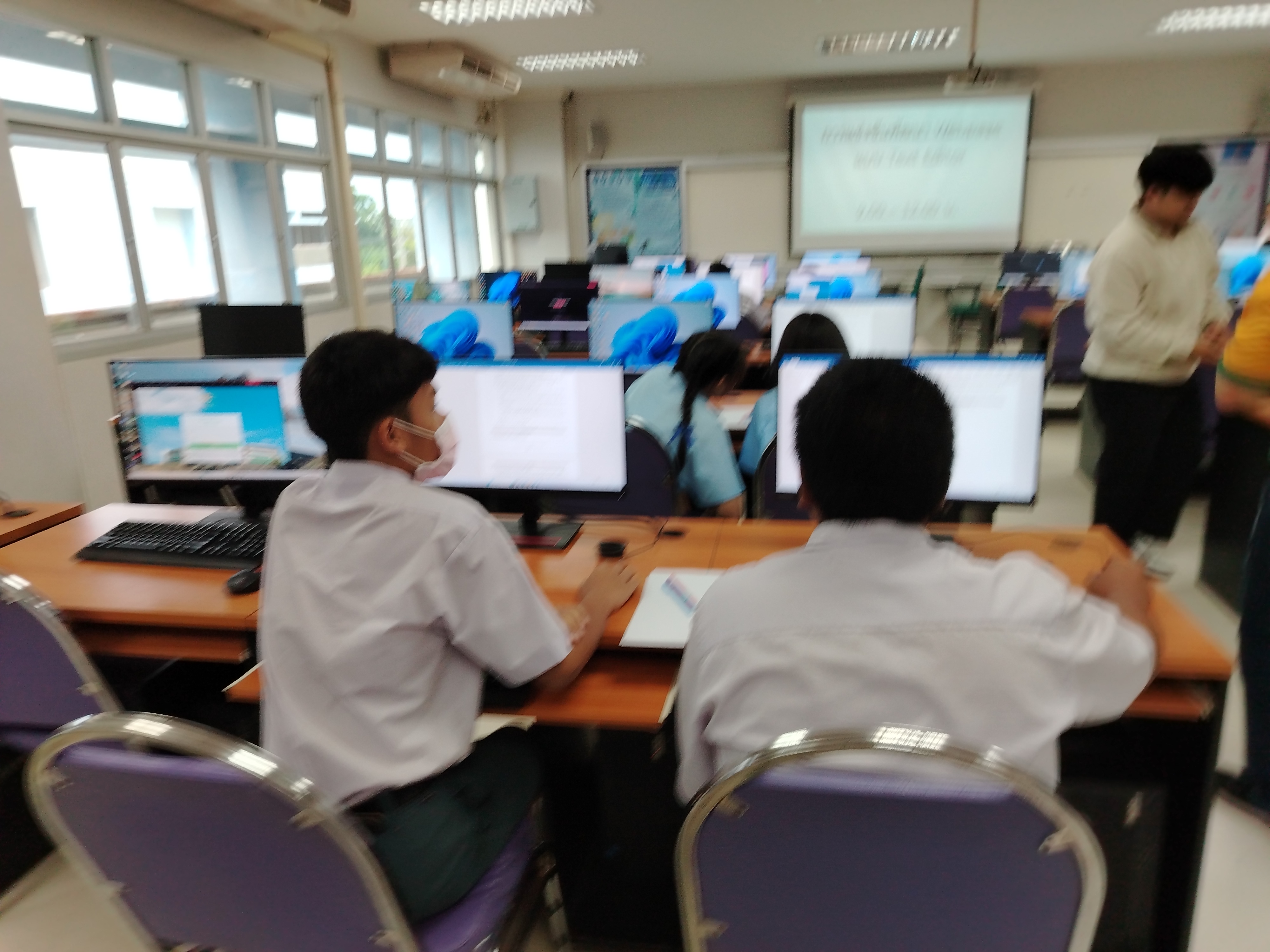 ภาพบรรยากาศการสอน