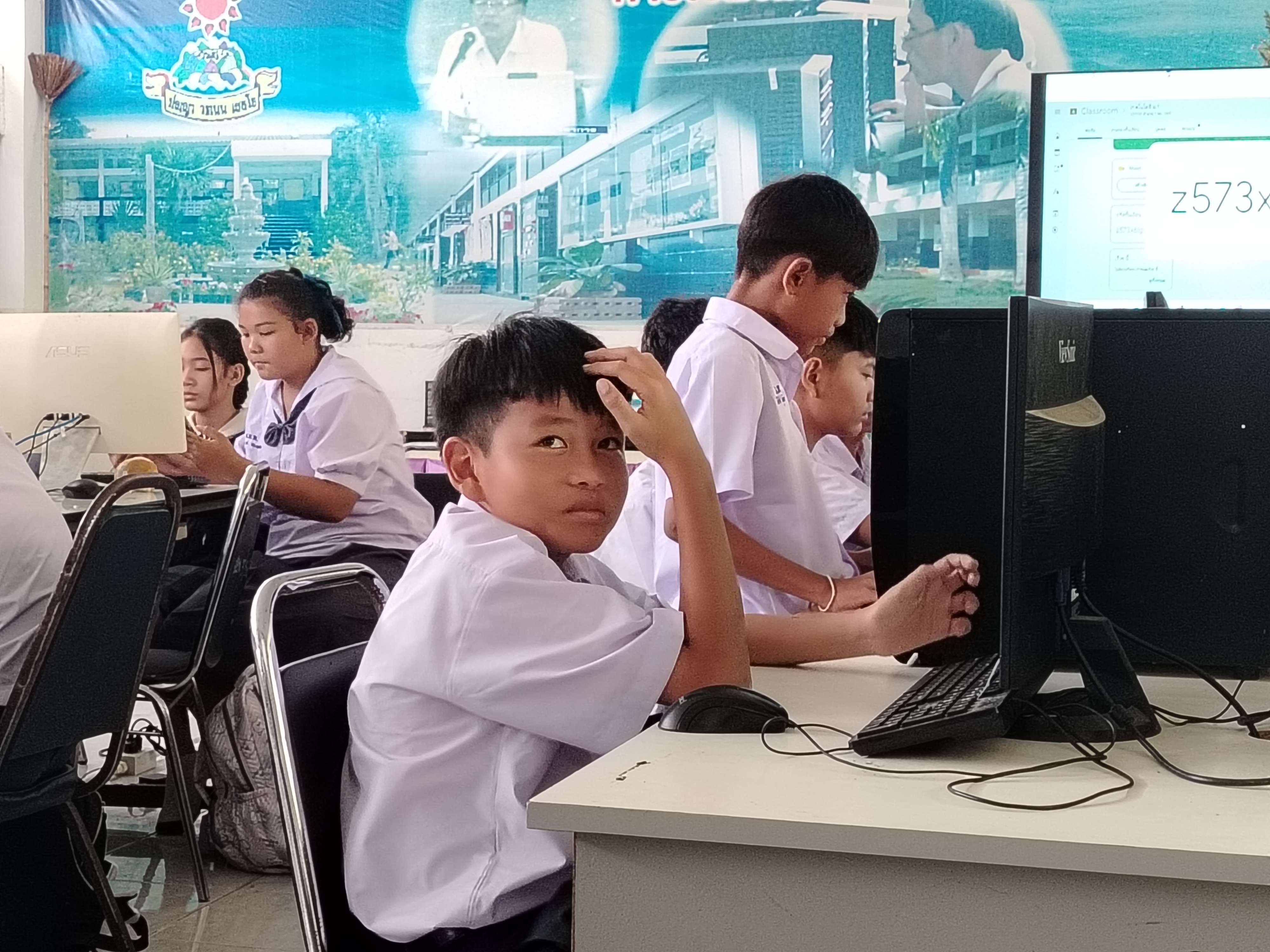 ภาพบรรยากาศการสอน
